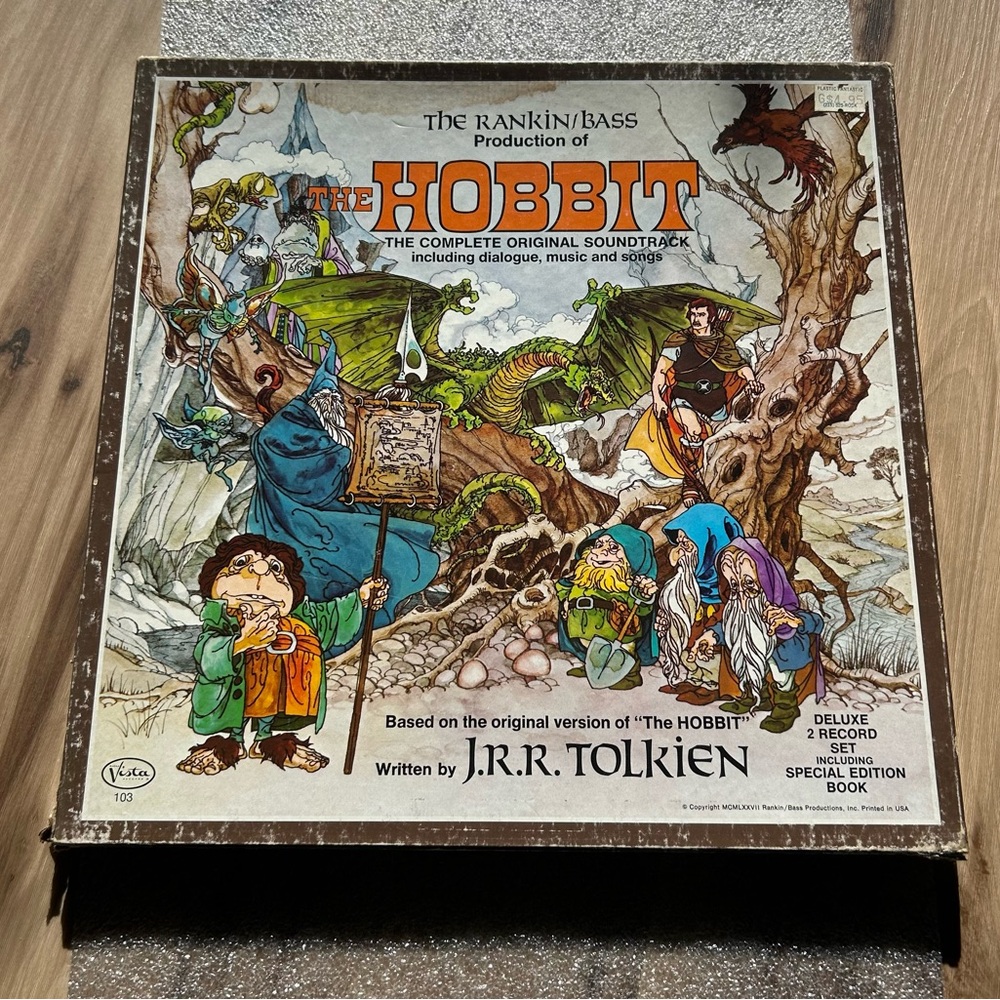 J.R.R.Tolken The Hobbit Vinyl Soundtrack